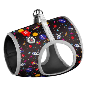 Шлея для собак WAUDOG Clothes з QR паспортом "NASA" S2 (2921) зображення 1