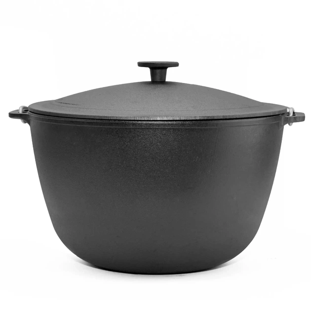 Котел туристичний Brizoll чавунний з кришкою 10 л (KT10-1) - picture 3