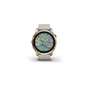 Смарт-годинник Garmin fenix 7S Sapphire Sol, Cream Gold Ti w/ Light Sand Band, GPS (010-02539-21) - зменшене зображення 4