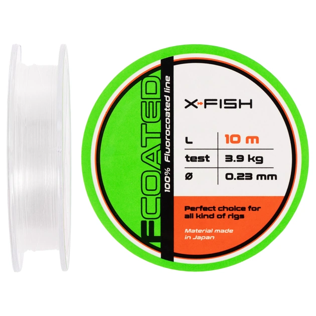 Флюорокарбон X-Fish FCoated 10m 0.23mm 3.9kg (1917.01.25) - изображение 1