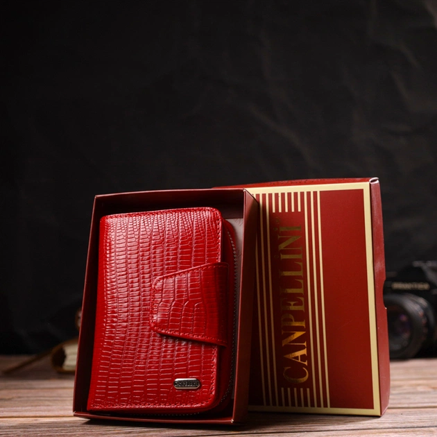 Портмоне Canpellini Из натуральной кожи Красное (21731) - изображение 12