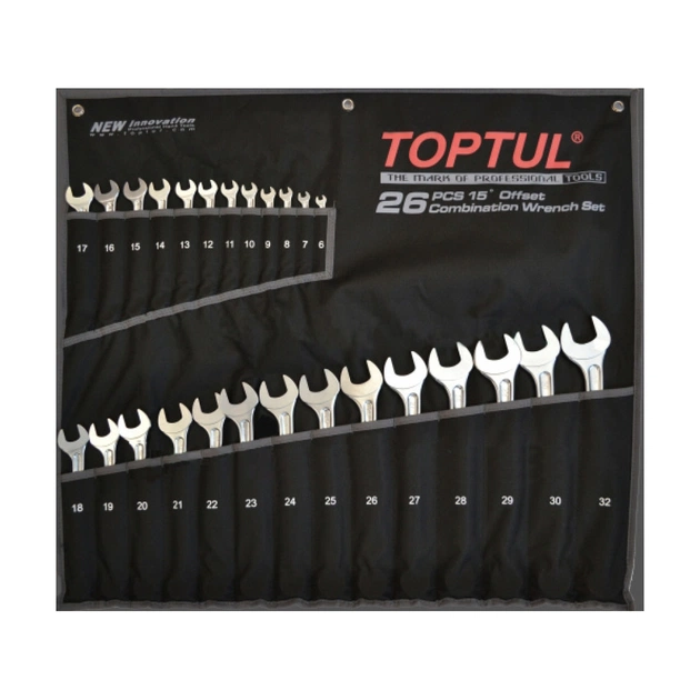 Ключ Toptul набор комбинированных 26 шт 6-32 мм Hi-Performance (GPAX2601) - изображение 1