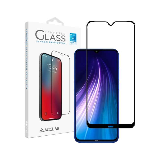 Стекло защитное ACCLAB Full Glue Xiaomi Redmi Note 8 (1283126508752) - изображение 1