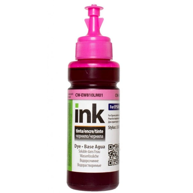 Чорнило ColorWay Epson L800/810/850 Light Magenta (CW-EW810LM01) - зображення 1