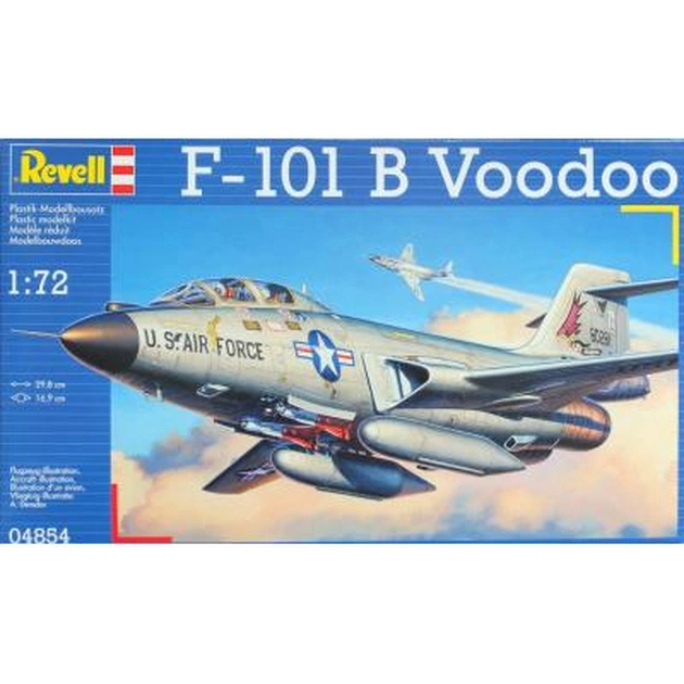 Збірна модель Revell Винищувач-перехоплювач F-101B VOODOO 1:72 (4854) - изображение 1