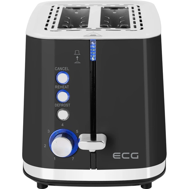 Тостер ECG ST 2766 Vintage Nero - picture 2
