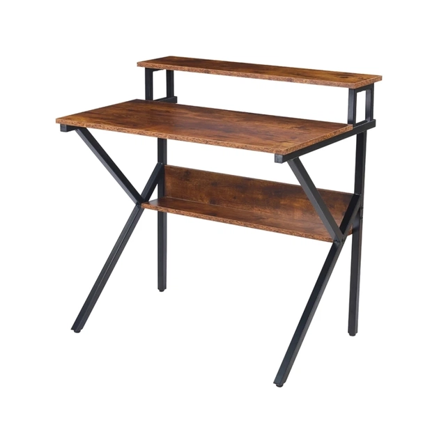 Комп'ютерний стіл Аклас Вікні VKS-80175 80x60 (Горіх) (00164089) - picture 1