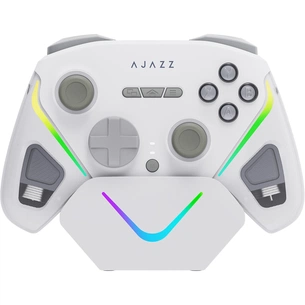 Геймпад Ajazz GP100S 2.4G/BT/USB Switch/PC/iOS/Android RGB White (GP100S-W) зображення 1