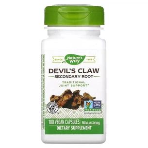 Травы Nature's Way Коготь Дьявола (Гарпагофитум), 480 мг, Devil''s Claw, Secondary Root, 100 (NWY-12350) изображение 1