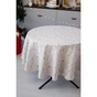 Скатертина Прованс Шапочки на бежевому Dх180 см (036816) - зменшене зображення 1