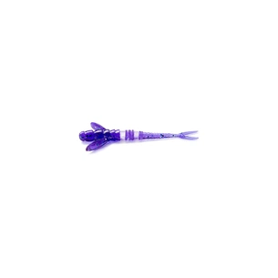 Силікон рибальський FishUP Flit 1.5" 060 - Dark Violet/Павлина&Silver (10шт/уп) (1864.03.23) зображення 1