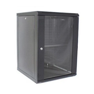 Шафа настінна Hypernet 15U 19" 600x600 (WMNC66-15U-FLAT-BLACK) зображення 1