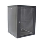 Шафа настінна Hypernet 15U 19" 600x600 (WMNC66-15U-FLAT-BLACK) - зменшене зображення 1