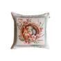 Наволочка Прованс гобеленова декоративна Зайчик в кошику Злагода 45х45 см (034252) - зменшене зображення 1