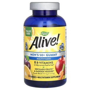 Мультивітамін Nature's Way Мультивітаміни для чоловіків 50+, смак фруктів Alive! Men's 50+ Mult (NWY-14067) зображення 1