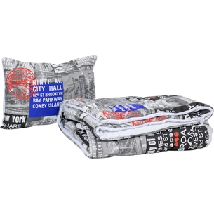 Ковдра MirSon Набір Tencel Зима №3692 Print Line Beatrice + подушка середня 172х205+50х70 (2200004848075) зображення 1