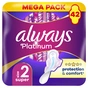 Гігієнічні прокладки Always Platinum Super Розмір 2 42 шт. (8700216784443) - уменьшенное изображение 1