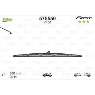 Щітка склоочисника Valeo 575550 зображення 1