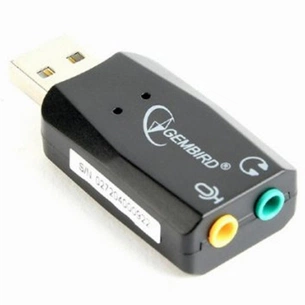 Перехідник USB2.0-Audio Gembird (SC-USB2.0-01) зображення 1