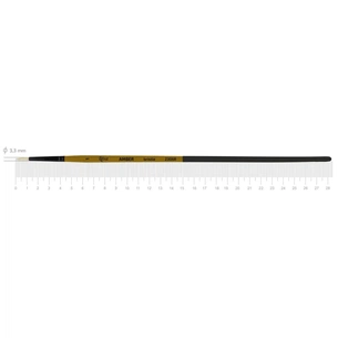 Пензлик для малювання Rosa Щетина кругла, AMBER 2306R, №1 (4823098533290) изображение 1