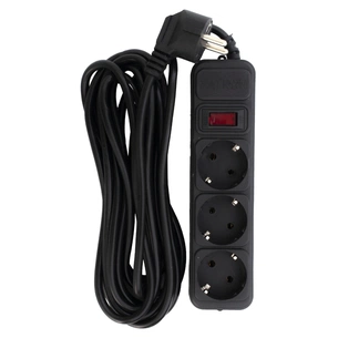 Мережевий фільтр живлення Patron EXT-PN-SP-1035, 5m Black (EXT-PN-SP-1035) зображення 1