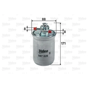 Фільтр паливний Valeo 587526 зображення 1