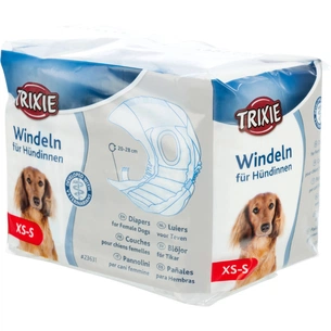 Підгузки для тварин Trixie для собак (сучок) XS-S 20-28 см 12 шт (4011905236315) зображення 1