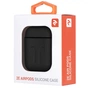 Чохол для навушників 2E для Apple AirPods Pure Color Silicone Imprint 1.5 мм Black (2E-AIR-PODS-IBSI-1.5-BK) - уменьшенное изображение 3