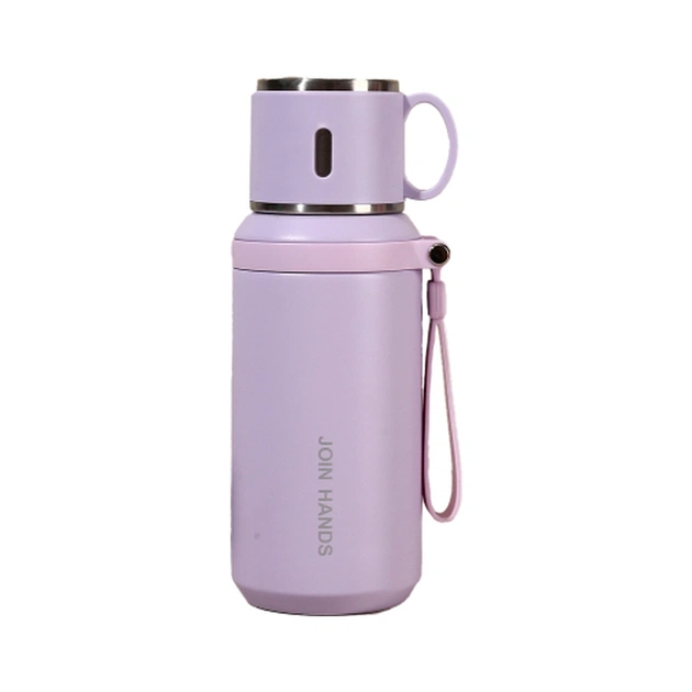 Термос Merlion з чашкою 0,6 л, фіолетовий (TermTea-600/Purple) - изображение 1
