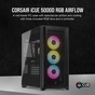 Корпус Corsair iCUE 5000D RGB AirFlow Tempered Glass Black (CC-9011242-WW) - зменшене зображення 5