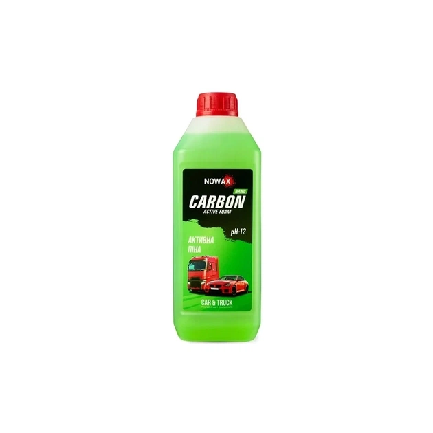 Автошампунь NOWAX CARBON NANO ACTIVE FOAM 1л (NX01177) - зображення 1