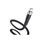 Дата кабель USB 2.0 AM to USB-C 1.0m 3A silicone X53 black HOCO (6931474738097) - уменьшенное изображение 2