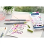 Художественный маркер Faber-Castell набор акварельных двухсторонних Goldfaber Aqua Dual Marker Lettering, 6 цветов (32311) - уменьшенное изображение 5