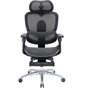 Крісло офісне Sihoo Doro C300 Lite V2 Black з підставкою для ніг (C300-LITE-V2-B101-JT) - зменшене зображення 1