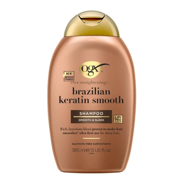 Шампунь OGX Brazilian Keratin Smooth для зміцнення волосся 385 мл (0022796976017) - picture 1