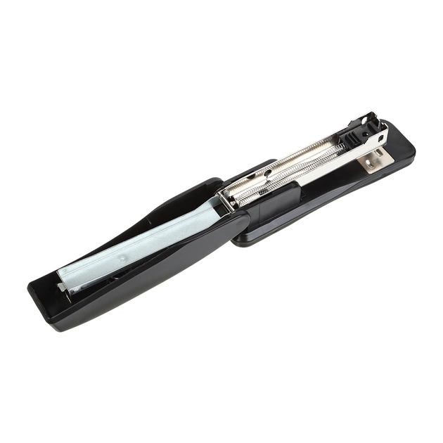 Степлер Buromax пластиковий JOBMAX, 15 аркушів, (скоби №24;26), 110 х 30 х 48 мм, чорний (BM.4213-01) - picture 3