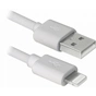 Дата кабель USB 2.0 AM to Lightning 1.0m white REAL-EL (EL123500033) - уменьшенное изображение 1