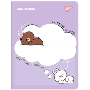 Папка з файлами Yes А4 з 20 файлами Line Friends з кишенею (492102) зображення 1