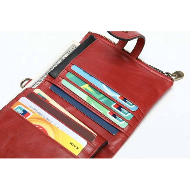 Гаманець Vintage Універсальний Червоний (14680) - зображення 11