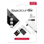 USB флеш накопичувач Team 8GB M151 Gray USB 2.0 OTG (TM1518GC01) - зменшене зображення 3