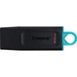 USB флеш накопичувач Kingston 64GB DataTraveler Exodia Black/Teal USB 3.2 (DTX/64GB) - зменшене зображення 1