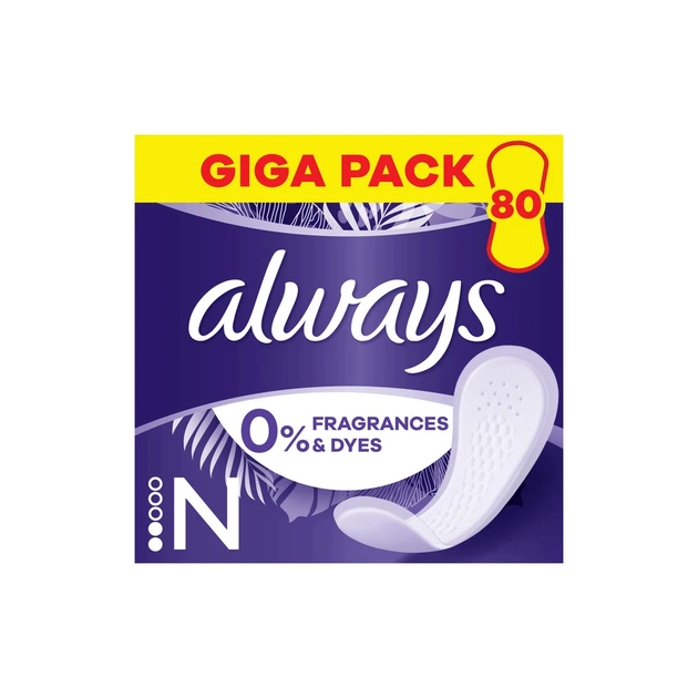 Ежедневные прокладки Always Daily Fresh Normal Без запаха 80 шт. (8700216461719) - изображение 1