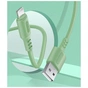 Дата кабель USB 2.0 AM to Lightning 1.0m soft silicone green ColorWay (CW-CBUL042-GR) - зменшене зображення 3