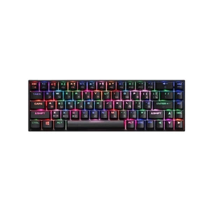 Клавіатура 2E GAMING KG380 RGB 68key Gateron Blue Switch BT/USB Black (2E-KG380UBK-BL) зображення 1