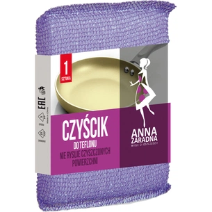 Губки кухонні Anna Zaradna для чищення тефлону 1 шт. (5903936017683) зображення 1