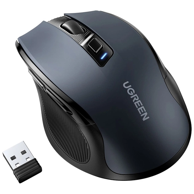 Мишка Ugreen MU006 Ergonomic Wireless Black (90545) - зображення 1