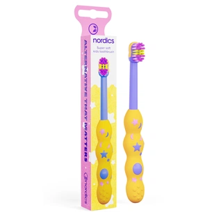 Дитяча зубна щітка Nordics Baby 4080 Soft жовта (3800500324074) зображення 1