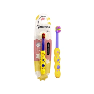 Дитяча зубна щітка Nordics Baby 4080 Soft жовта (3800500324074) зображення 1
