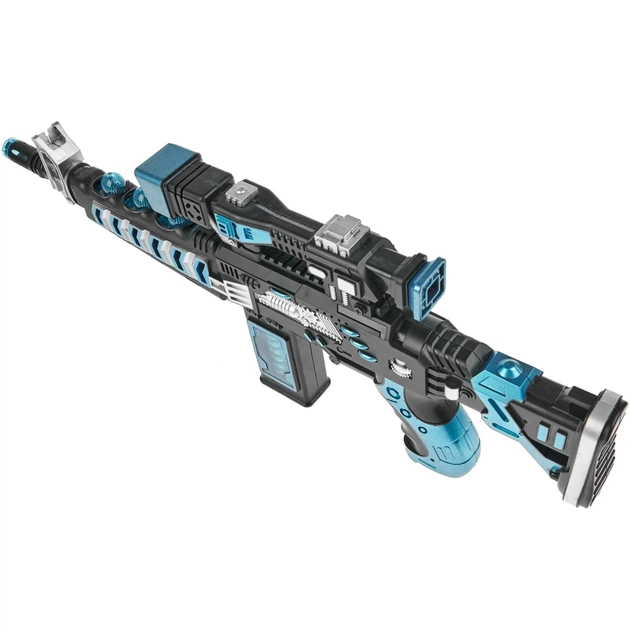 Іграшкова зброя ZIPP Toys Автомат світло-звуковий Зброя майбутнього Cиній (829) - зображення 3