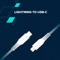 Дата кабель USB-C to Lightning 1.2m CLN30SC C-L 30W White Canyon (CNS-CLN30SC12W) - уменьшенное изображение 2